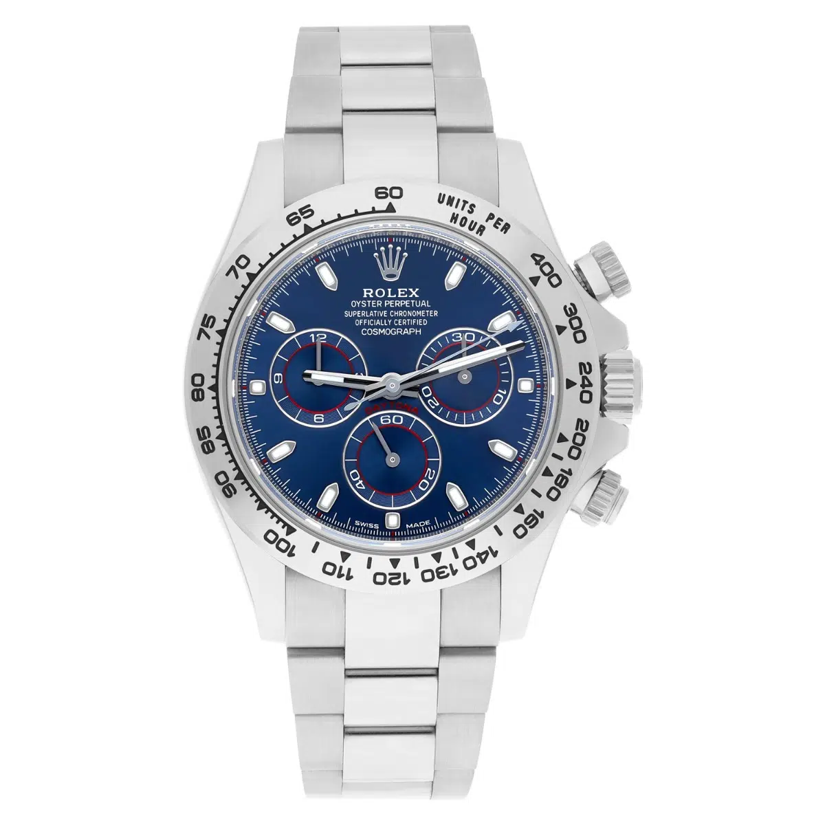 Rolex Cosmograph Daytona White Gold 40mm Blue Dial 116509 Complete 2020 – image 2
