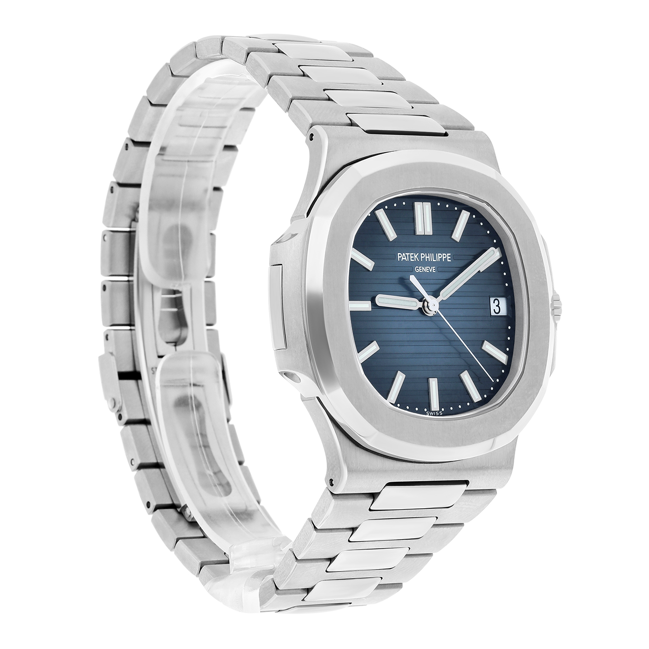 Patek Philippe Nautilus 5711/1A-010 40mm Blue Dial Stainless Steel Watch 2021