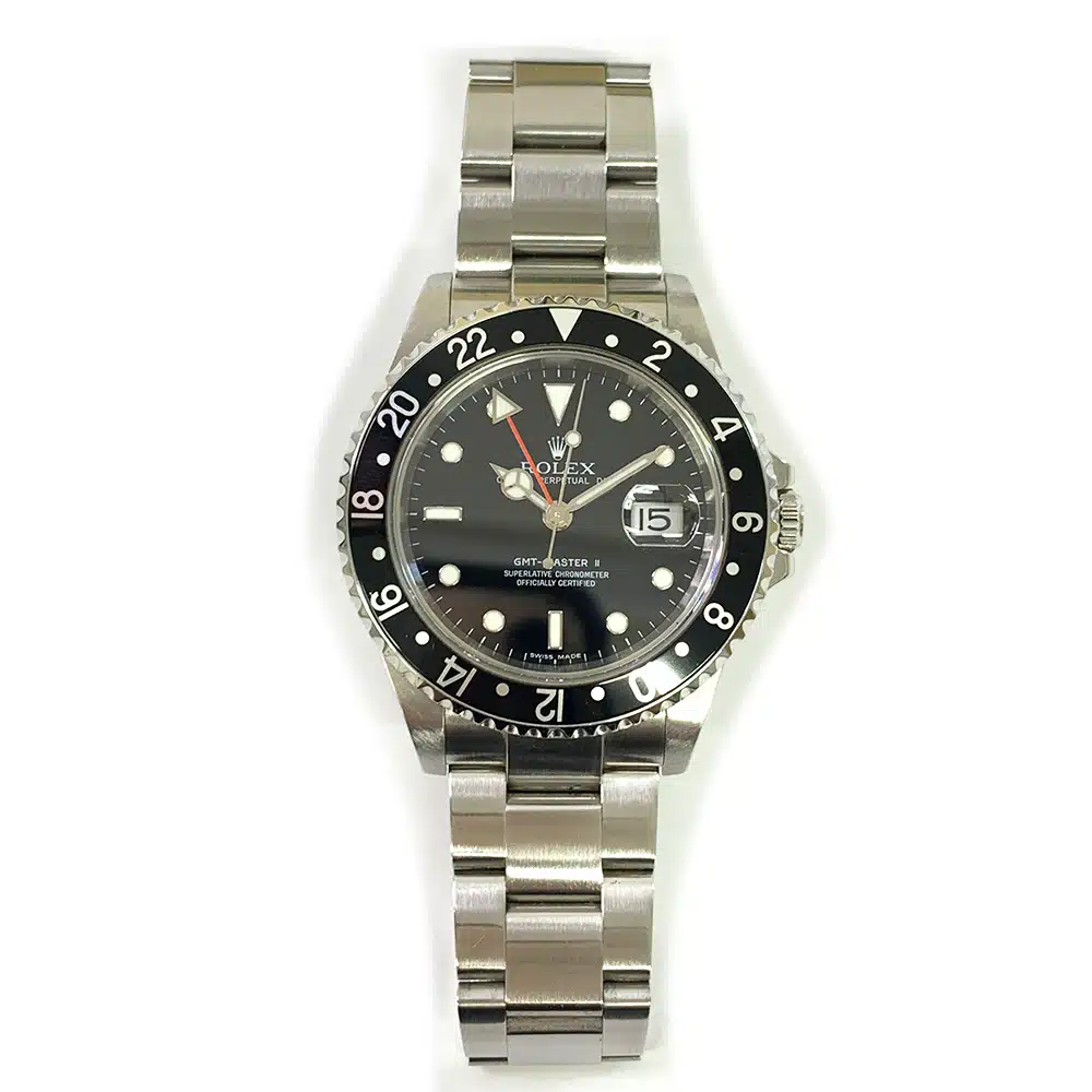 MINT Rolex GMT-Master II Oyster 40mm 16710 Stainless Steel With Black Dial 2006 – image 3