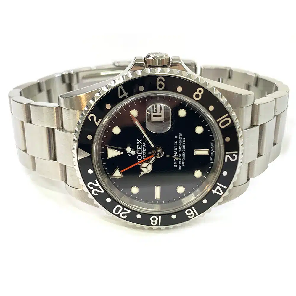MINT Rolex GMT-Master II Oyster 40mm 16710 Stainless Steel With Black Dial 2006 – image 4