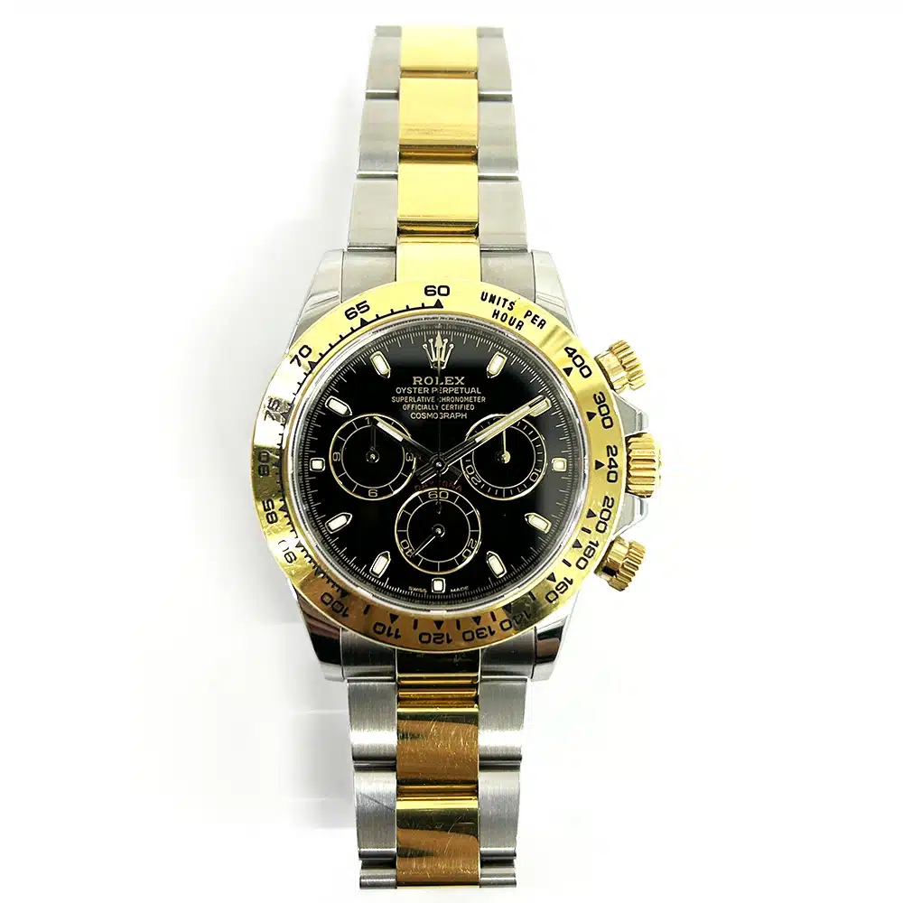 Rolex Cosmograph Daytona 116503-0004 40mm Stainless Steel and Yellow Gold with Black Dial Watch 2017 – image 3