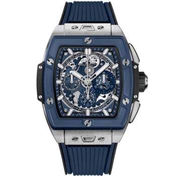 Hublot Big Bang 42mm 642.NL.7170.RX Titanium With Blue Rubber Watch