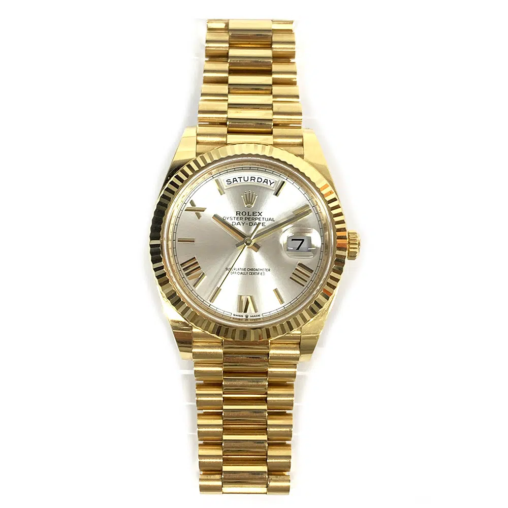 Rolex Day-Date 228238 yellow gold, silver Roman dial - view 3
