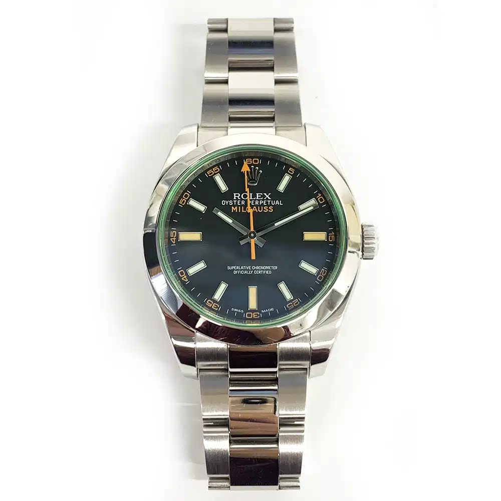 Rolex Milgauss 40mm 116400GV Stainless Steel with Black Dial Watch 2013 – image 3