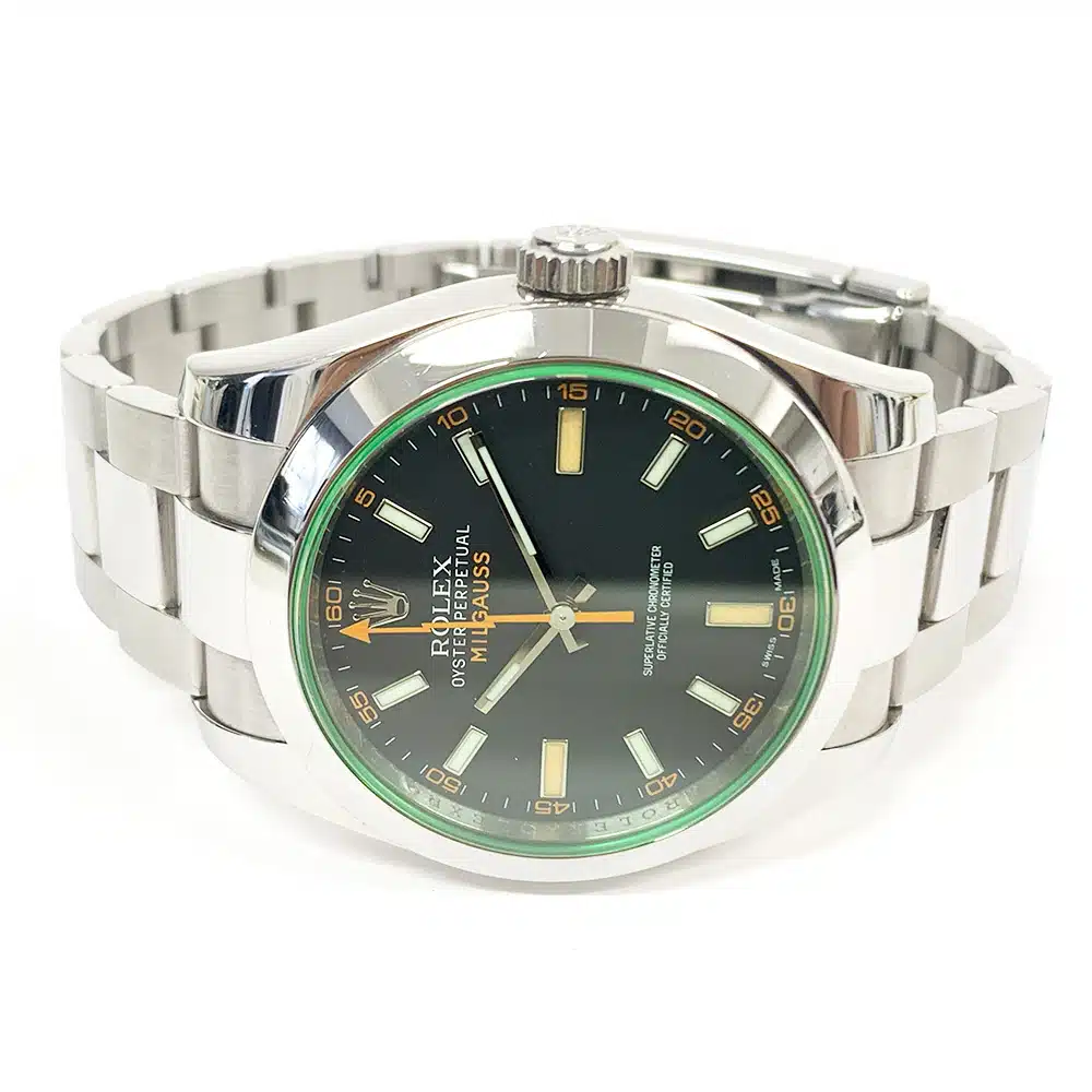 Rolex Milgauss 40mm 116400GV Stainless Steel with Black Dial Watch 2013 – image 4