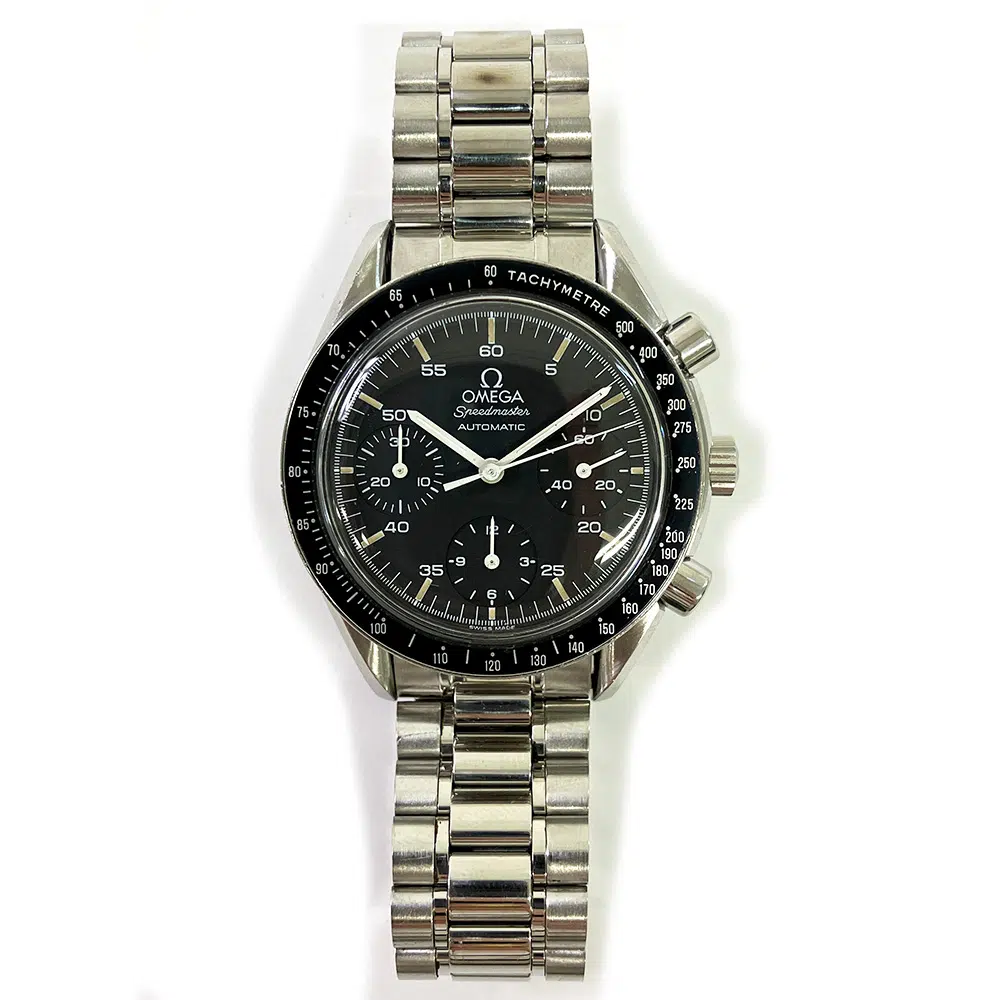 Omega Speedmaster Reduced Chronograph 3510.50.00 Stainless Steel Watch Black Dial
