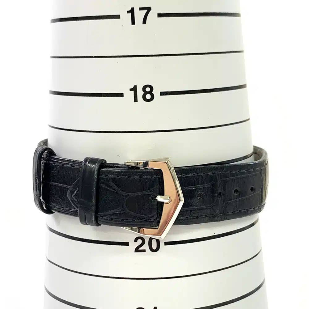 Patek Philippe Calatrava 6119G-001 39mm White Gold with Black Dial Leather Strap – image 7