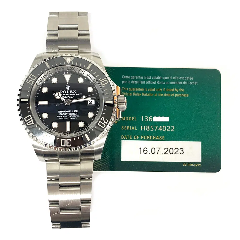Rolex Sea-Dweller Black Dial 44mm 136660 Stainless Steel Oyster Bracelet Watch 2023 – image 2
