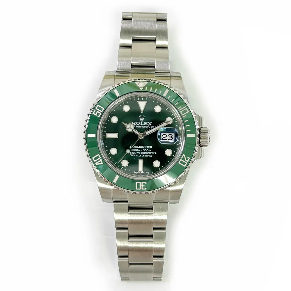 Rolex Oyster Submariner Hulk 40mm 116610LV Stainless Steel Green Dial MINT 2016 – image 3