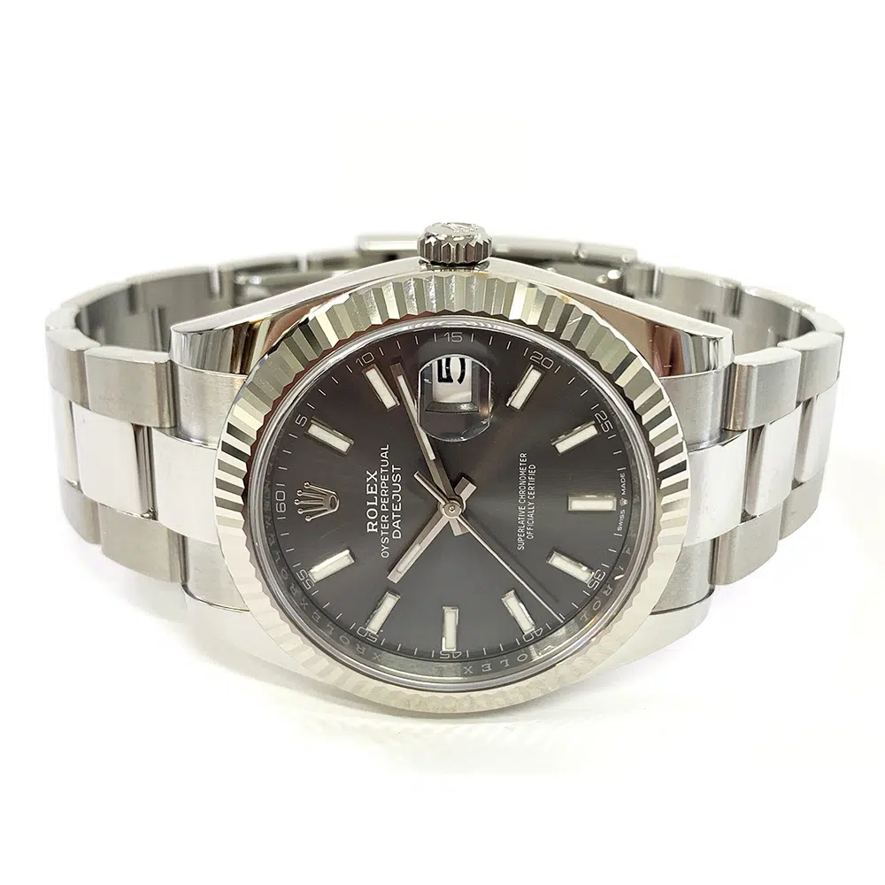 Rolex Datejust Slate Gray Dial 41mm 126334-0013 Stainless Steel Oyster Watch  2024 – image 4