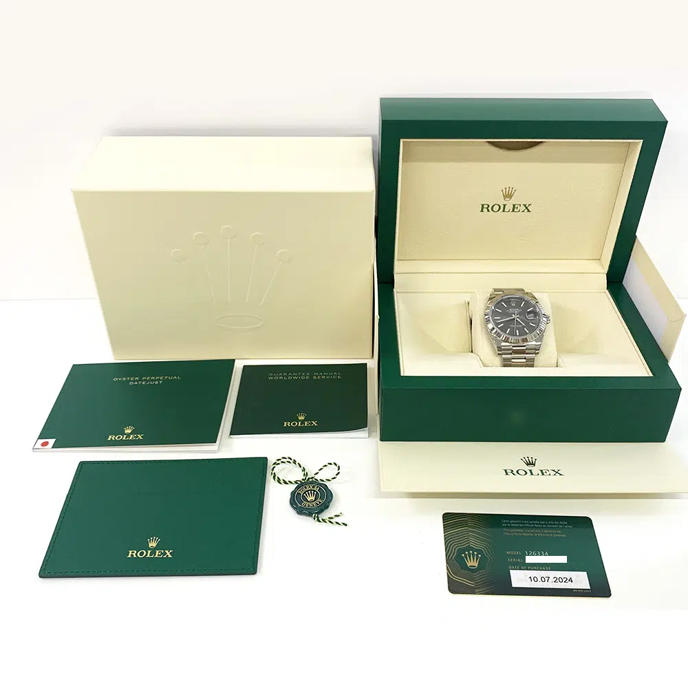 Rolex Datejust Slate Gray Dial 41mm 126334-0013 Stainless Steel Oyster Watch  2024 – image 8