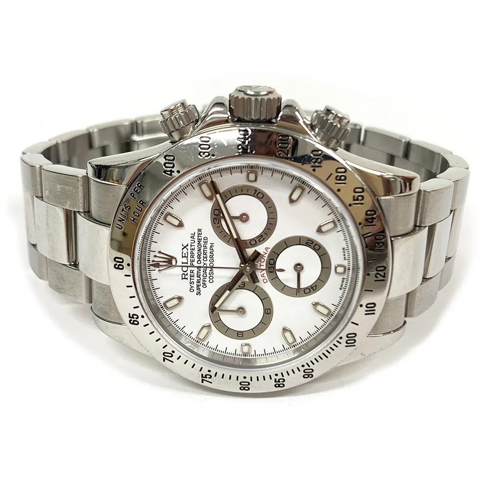 Rolex Cosmograph Daytona White Dial 40mm 116520 Stainless Steel Oyster Watch 2006 – image 4