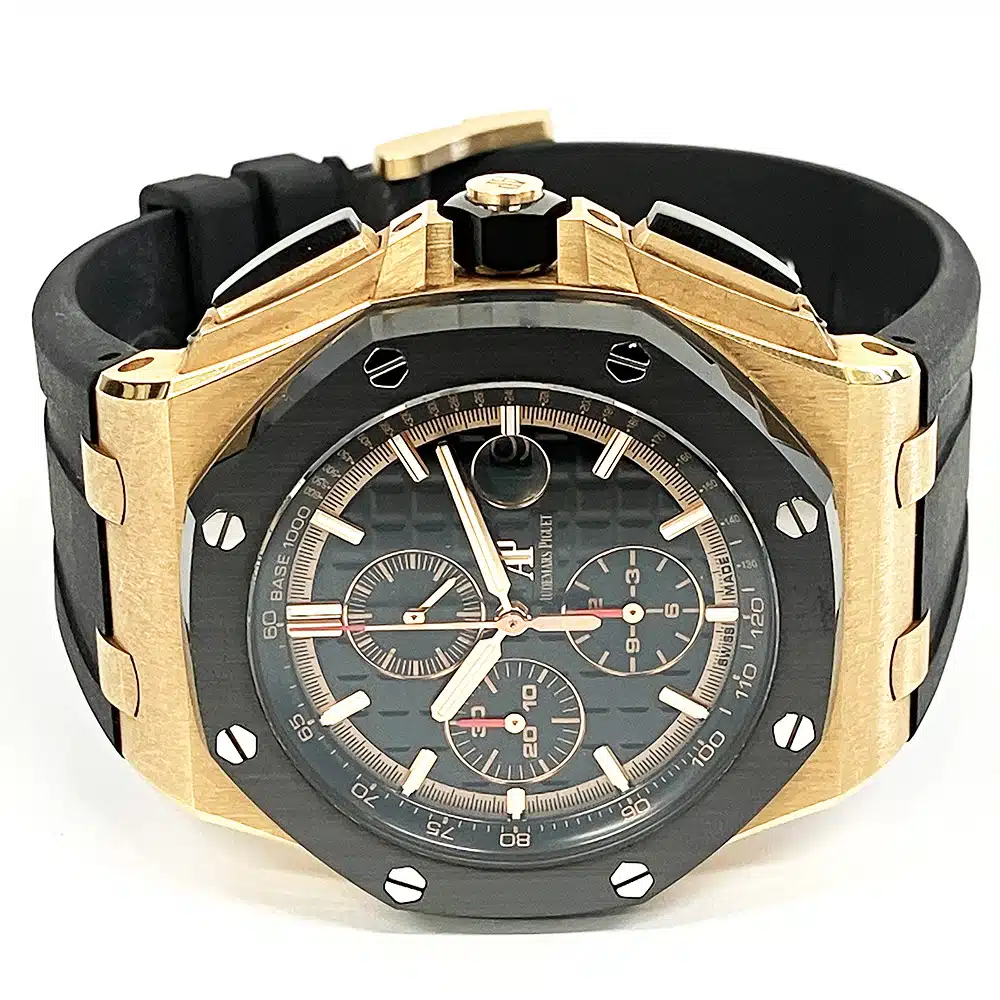 Audemars Piguet Royal Oak Offshore Chronograph 26401RO.OO.A002CA.02 44mm Rose Gold with Black Dial Watch 2020 – image 4