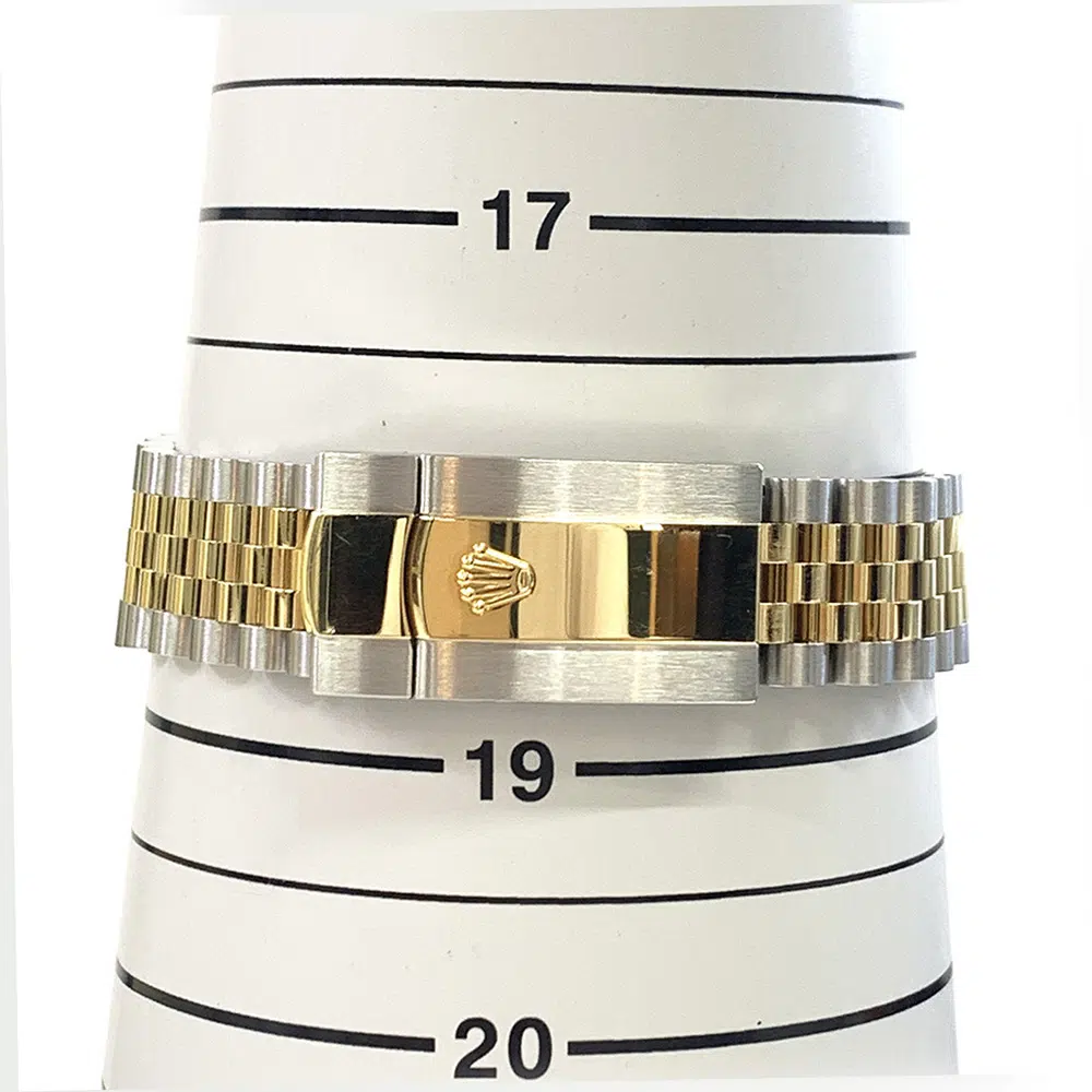 Rolex Datejust 36mm 126233 Jubilee Stainless Steel & Yellow Gold Watch Champagne Diamond Dial 2020 – image 6