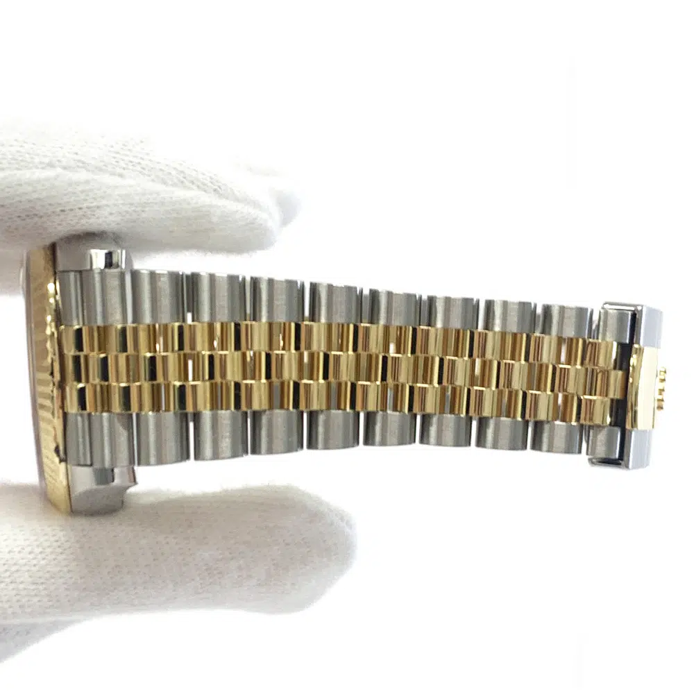 Rolex Datejust 36mm 126233 Jubilee Stainless Steel & Yellow Gold Watch Champagne Diamond Dial 2020 – image 7