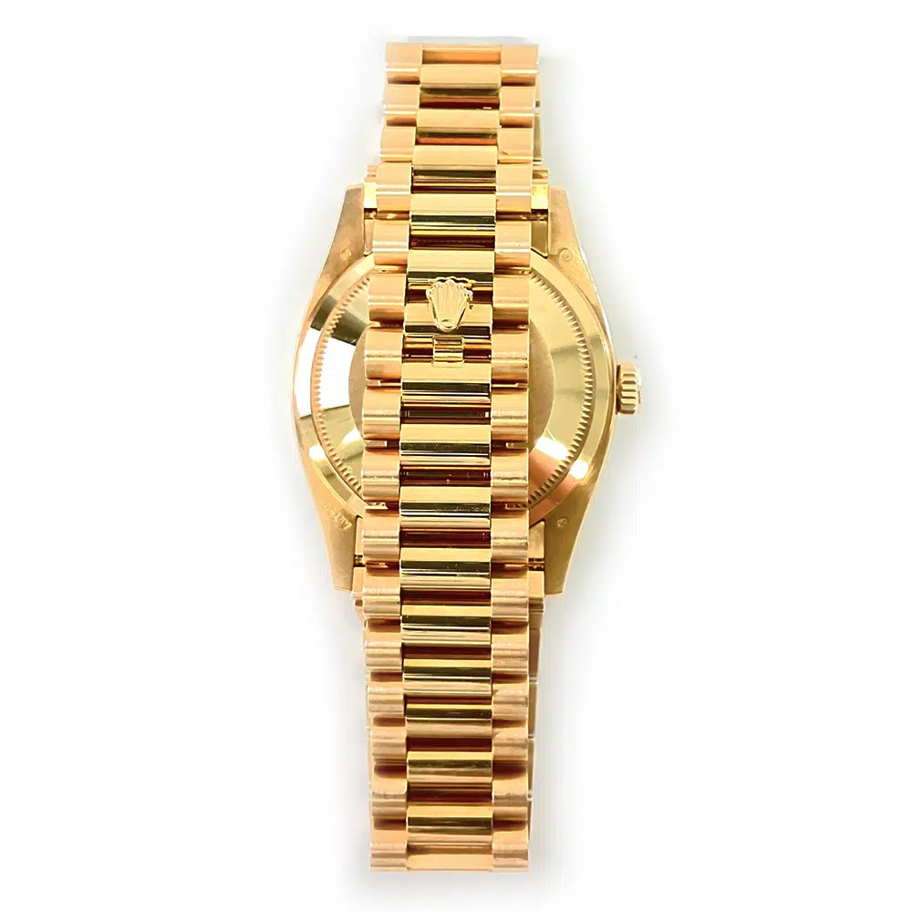 Rolex Day-Date 36mm 128238-0076 Presidential Yellow Gold Watch White Roman Dial – image 4