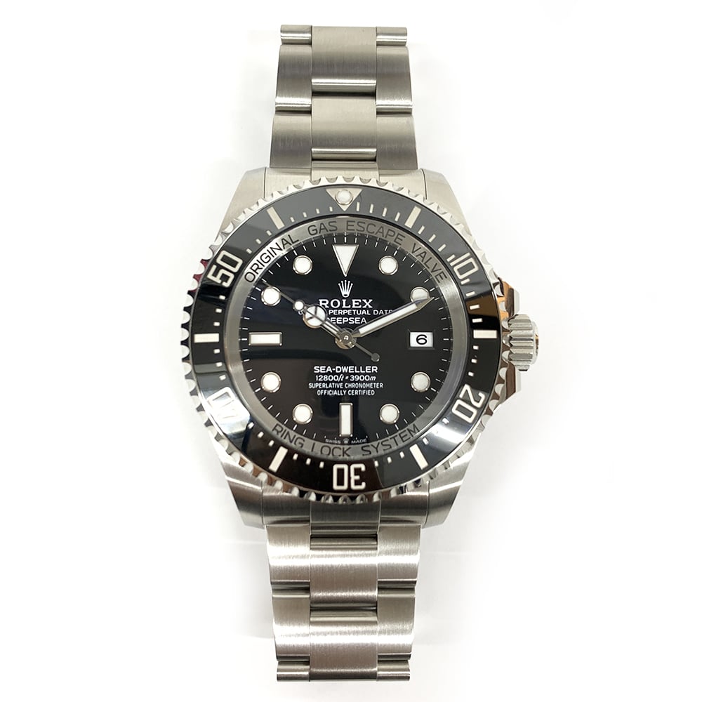 Unworn Rolex Sea-Dweller 136660 Oyster Steel Watch Black Dial 2023