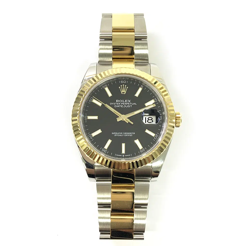 Rolex Datejust 41mm 126333  Black Dial Two Tone Oyster Watch 2021 – image 2