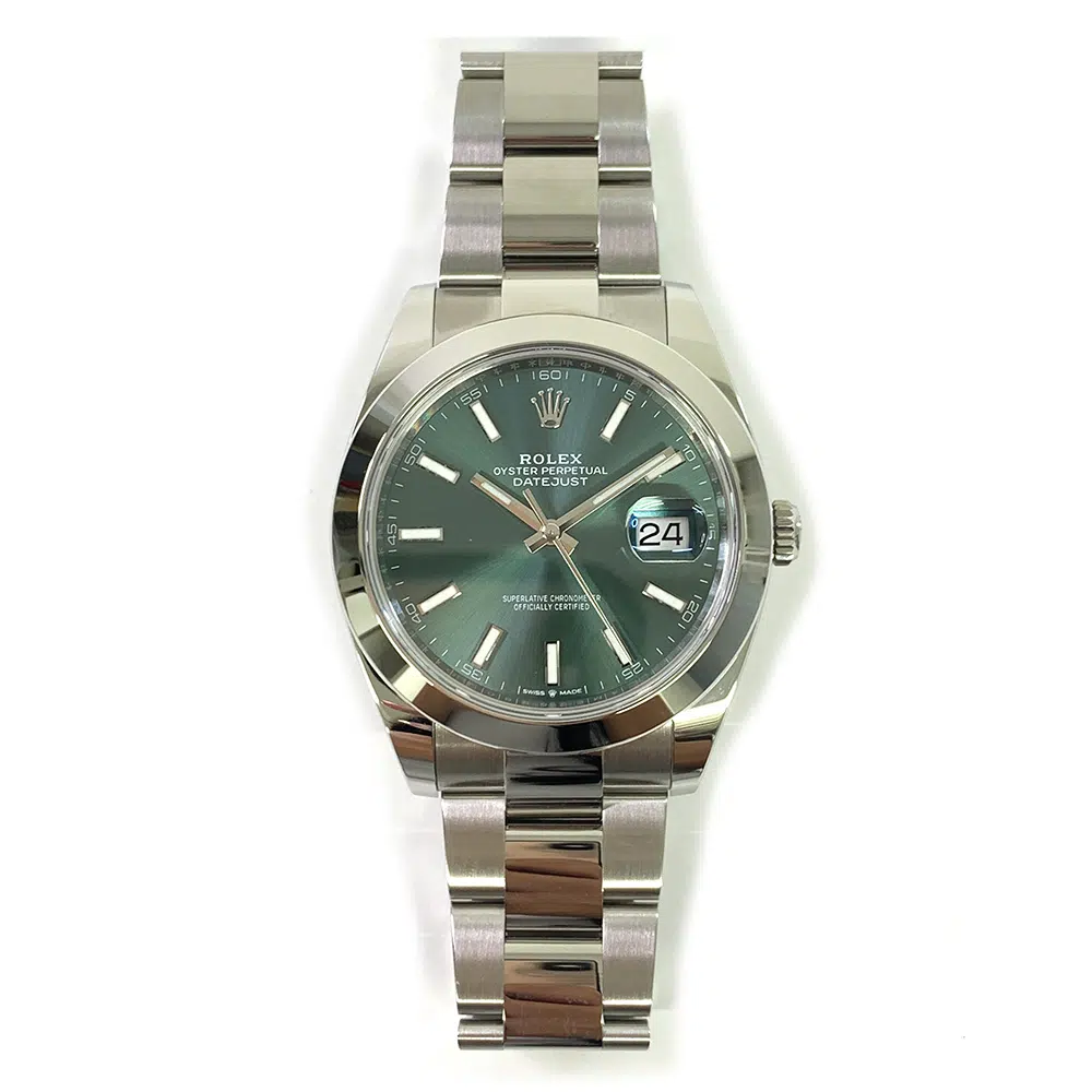 Rolex Green Dial Datejust 41 126300-0019 Stainless Steel Watch Oyster 2024 – image 2