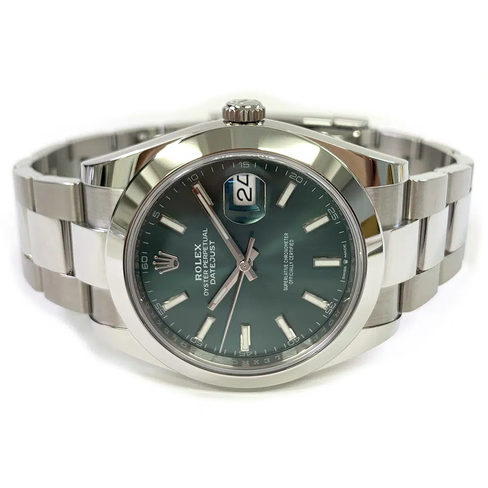 Rolex Green Dial Datejust 41 126300-0019 Stainless Steel Watch Oyster 2024 – image 3
