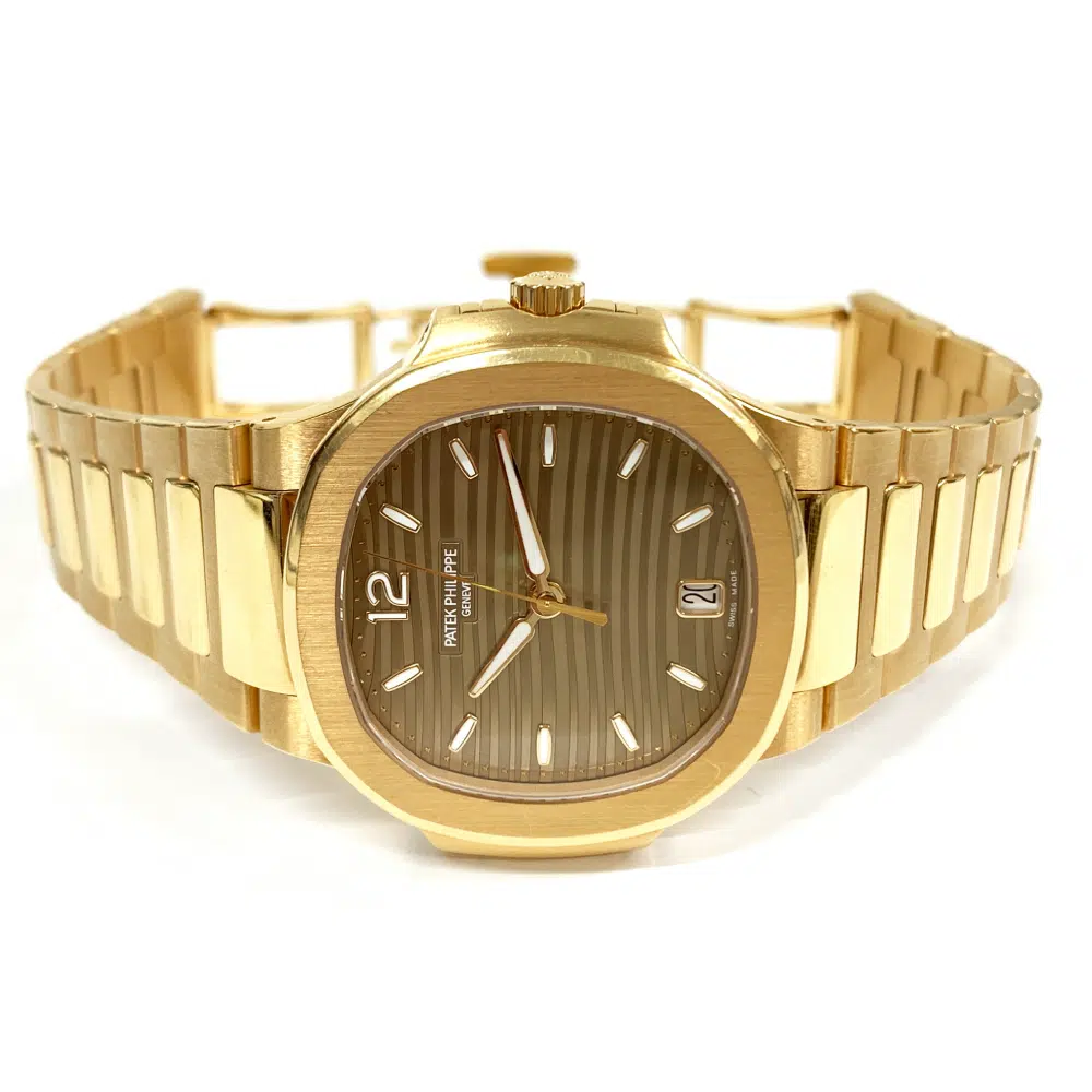 Patek Philippe Nautilus 7118/1R-010 35mm Rose Gold with Brown Dial Watch – image 3
