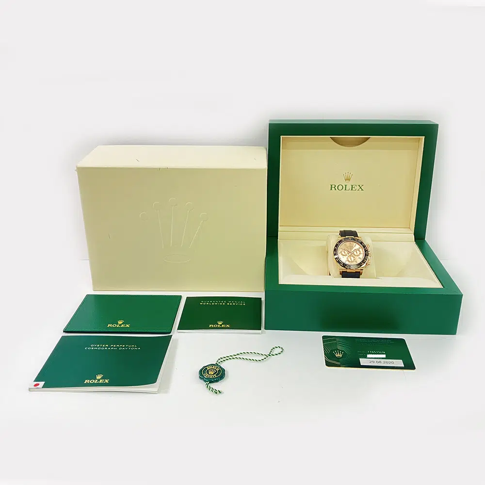 Rolex Daytona 40mm 116515LN Rose Gold Watch with Black Rubber Watch Pink Diamond Dial 2020 – image 8