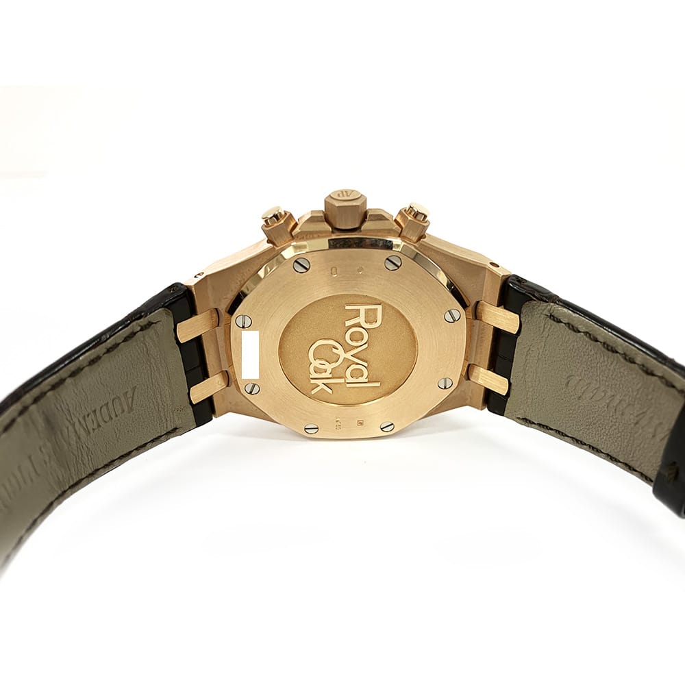 Audemars Piguet Royal Oak Chronograph 41mm 26331OR.OO.D821CR.01 18K Rose Gold with Brown Dial Watch 2018