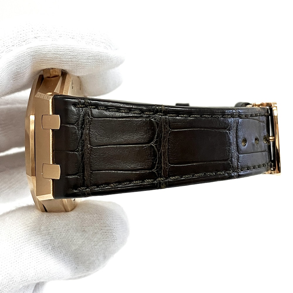 Audemars Piguet Royal Oak Chronograph 41mm 26331OR.OO.D821CR.01 18K Rose Gold with Brown Dial Watch 2018