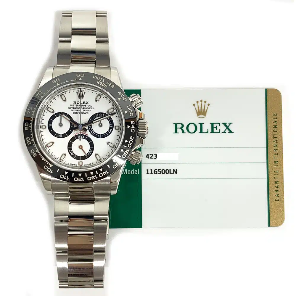 Rolex Cosmograph 116500LN 40mm Daytona Oyster Steel with White Dial Watch 2016 – image 2