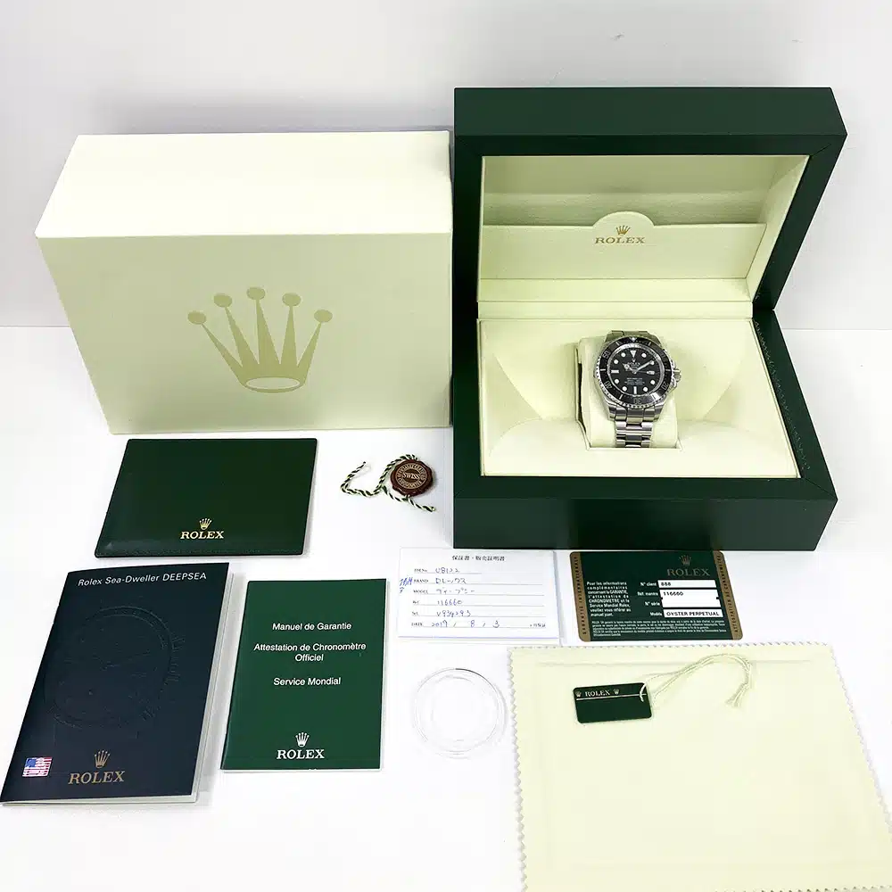 Rolex Sea Dweller Deepsea 116660 Black Dial 44mm Steel Case Watch 2014 – image 8