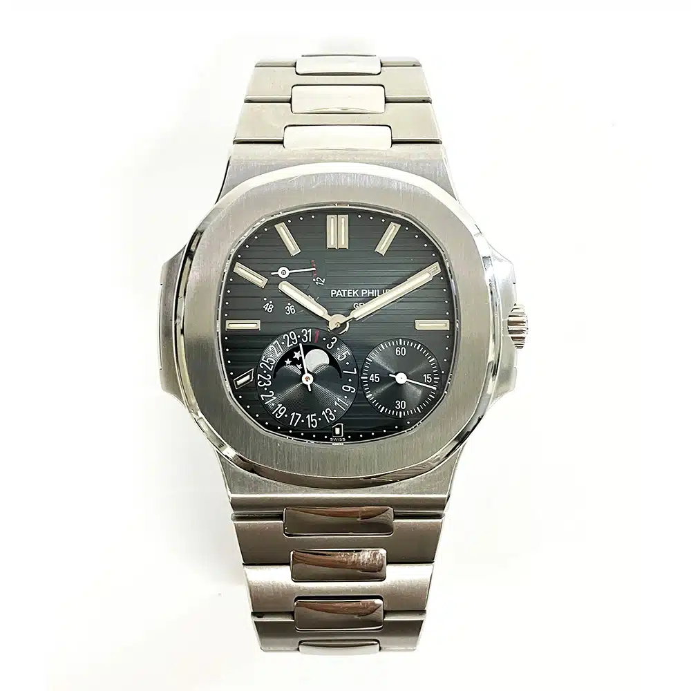 Patek Philippe Nautilus Steel Blue Dial 5712/1A-001 Full Set Watch 2008 – image 2