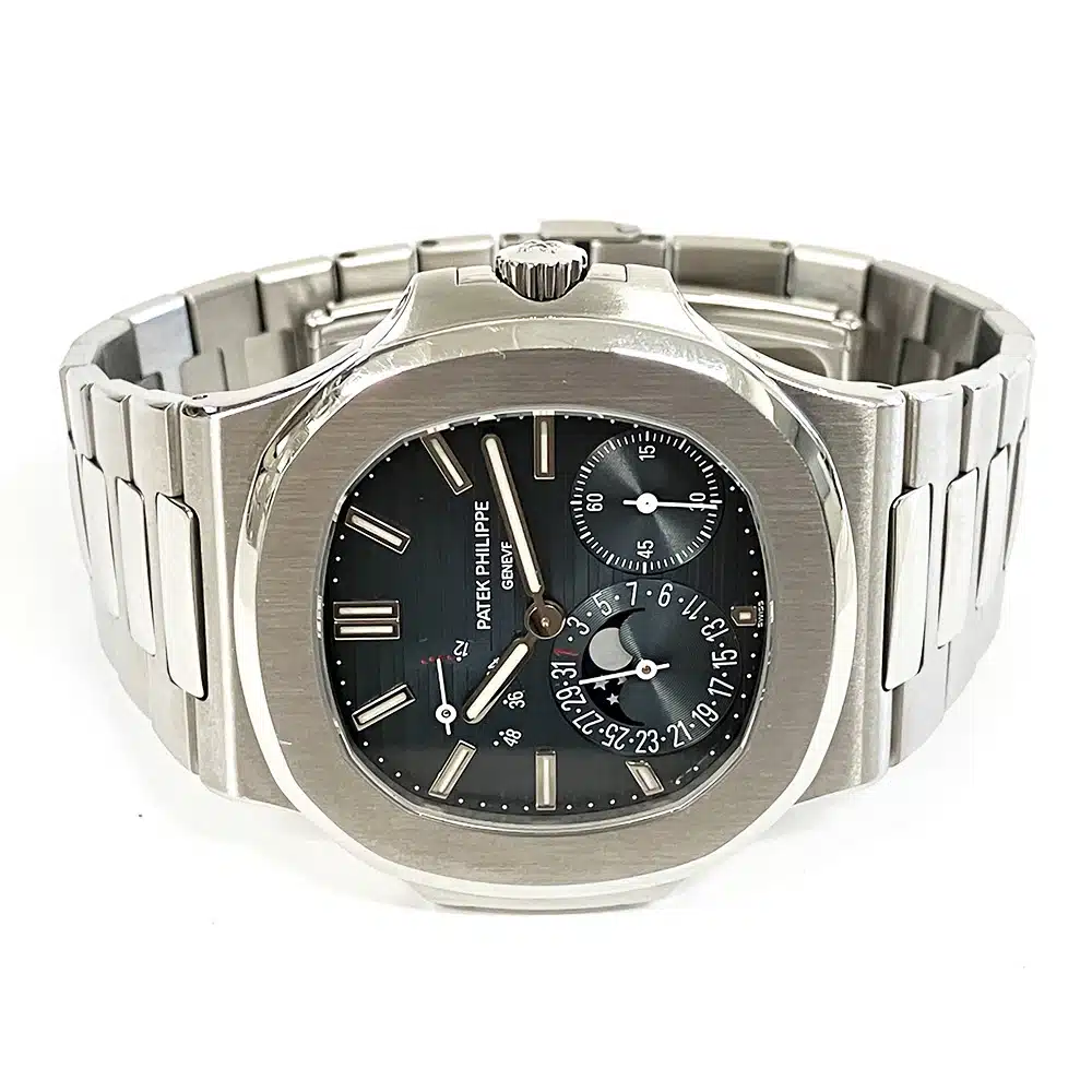 Patek Philippe Nautilus Steel Blue Dial 5712/1A-001 Full Set Watch 2008 – image 4