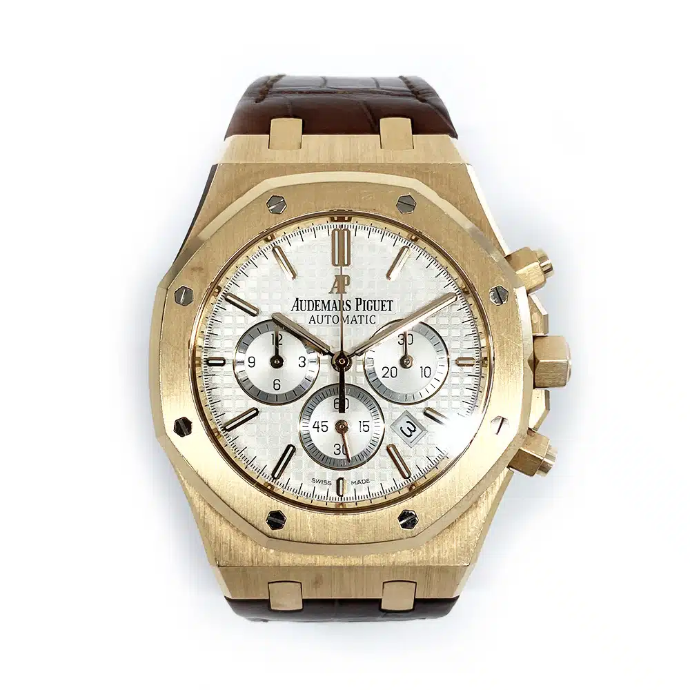 Audemars Piguet Royal Oak Chronograph 26320OR.OO.D088CR.01 41mm Rose Gold with Silver Dial Watch 2017 – image 3