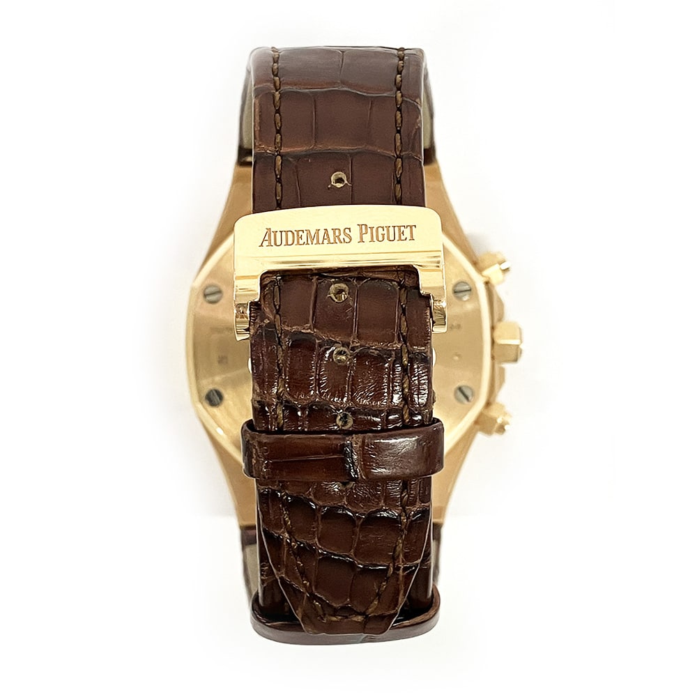 Audemars Piguet Royal Oak Chronograph 26320OR.OO.D088CR.01 41mm Rose Gold with Silver Dial Watch 2017
