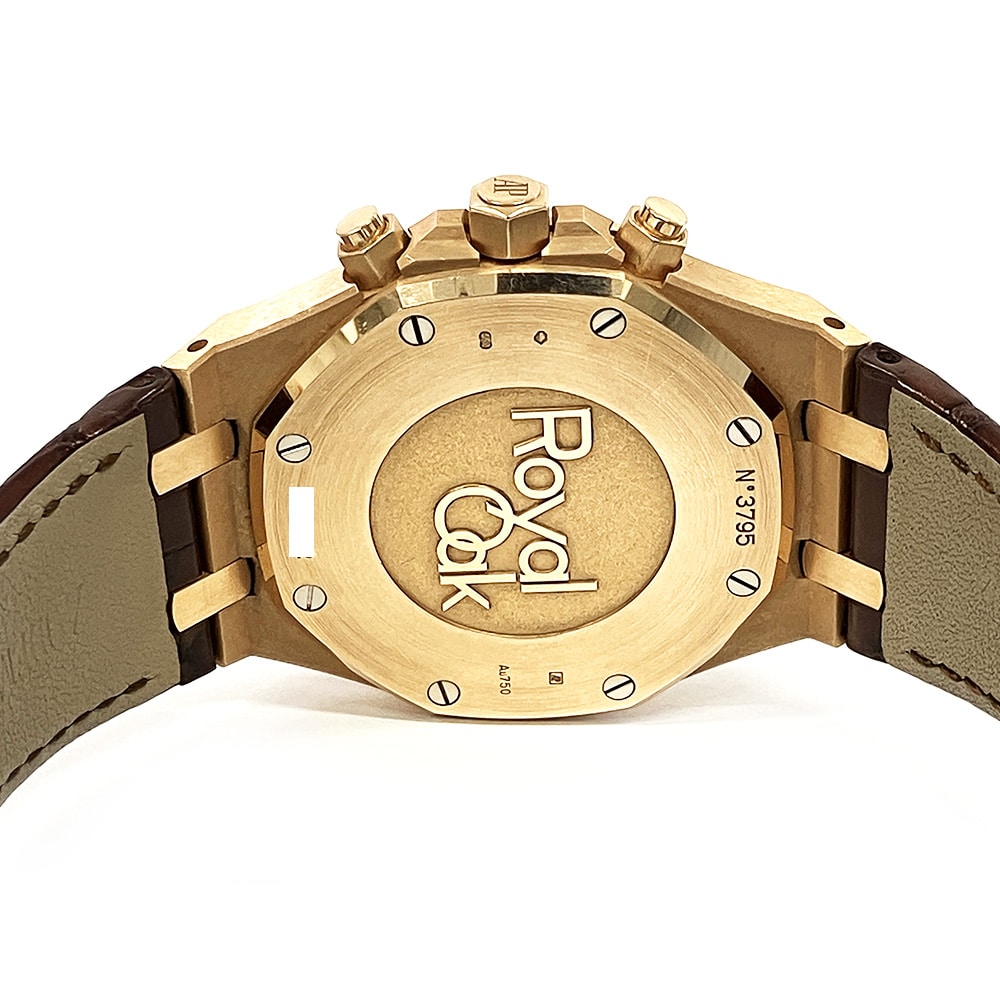 Audemars Piguet Royal Oak Chronograph 26320OR.OO.D088CR.01 41mm Rose Gold with Silver Dial Watch 2017