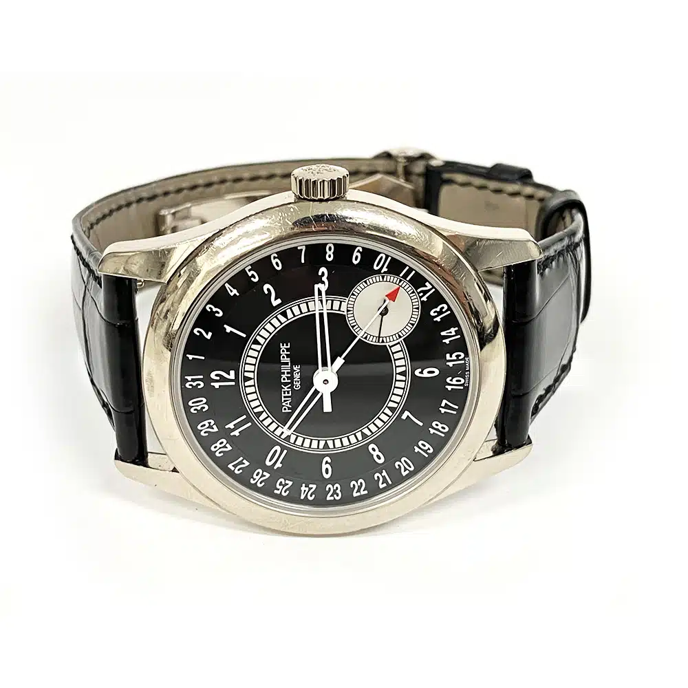 Patek Philippe Calatrava Automatic 18kt White Gold Case 6006G-001 Watch 2018 – image 4