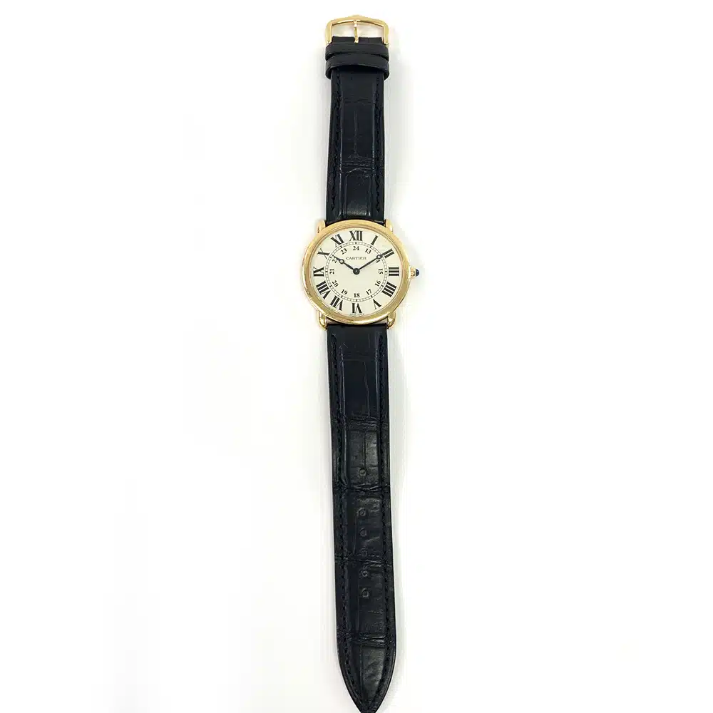 Cartier Ronde Louis W6800251 Alligator Strap Silver Dial Watch 2022 – image 2