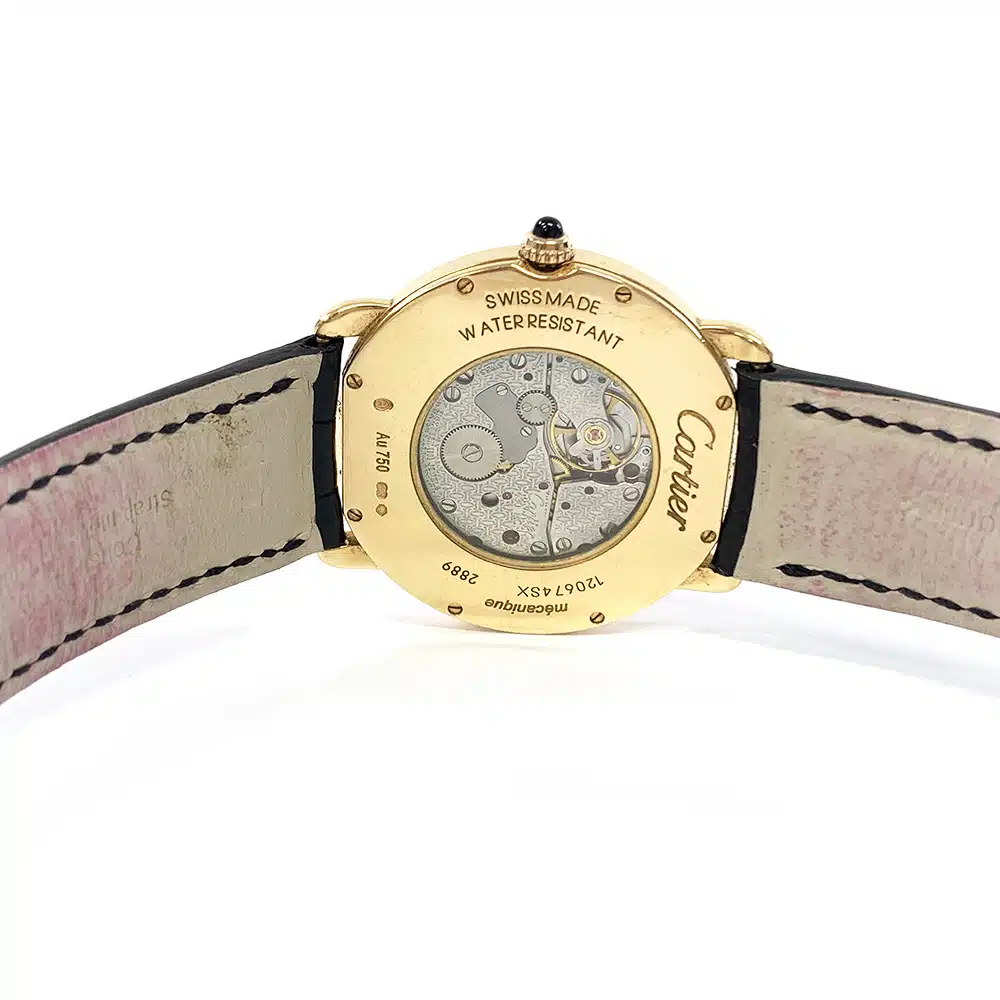 Cartier Ronde Louis W6800251 Alligator Strap Silver Dial Watch 2022 – image 5