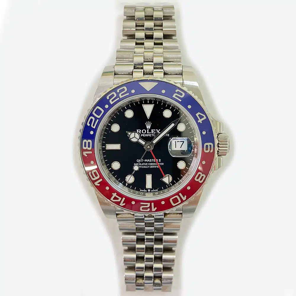 Rolex GMT-Master II 126710BLRO Pepsi, Jubilee bracelet, black dial