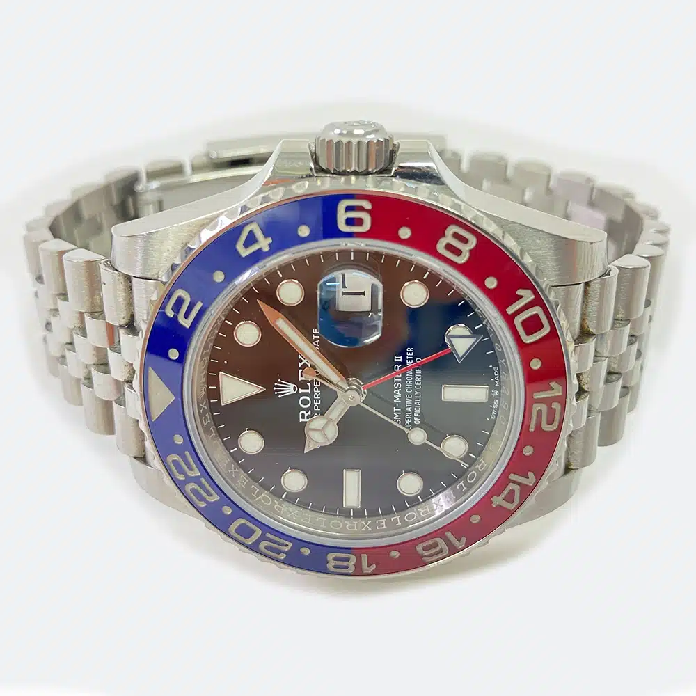 Rolex “Pepsi” GMT-Master II Jubilee Stainless Steel Watch Black Dial 126710BLRO – image 4