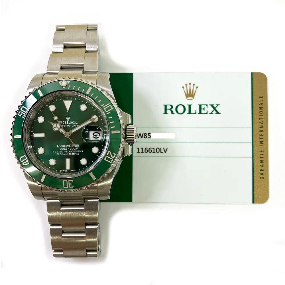 Rolex Submariner Date 116610LV Stainless Steel Watch Green Dial Green Ceramic Bezel MINT 2016 – image 3