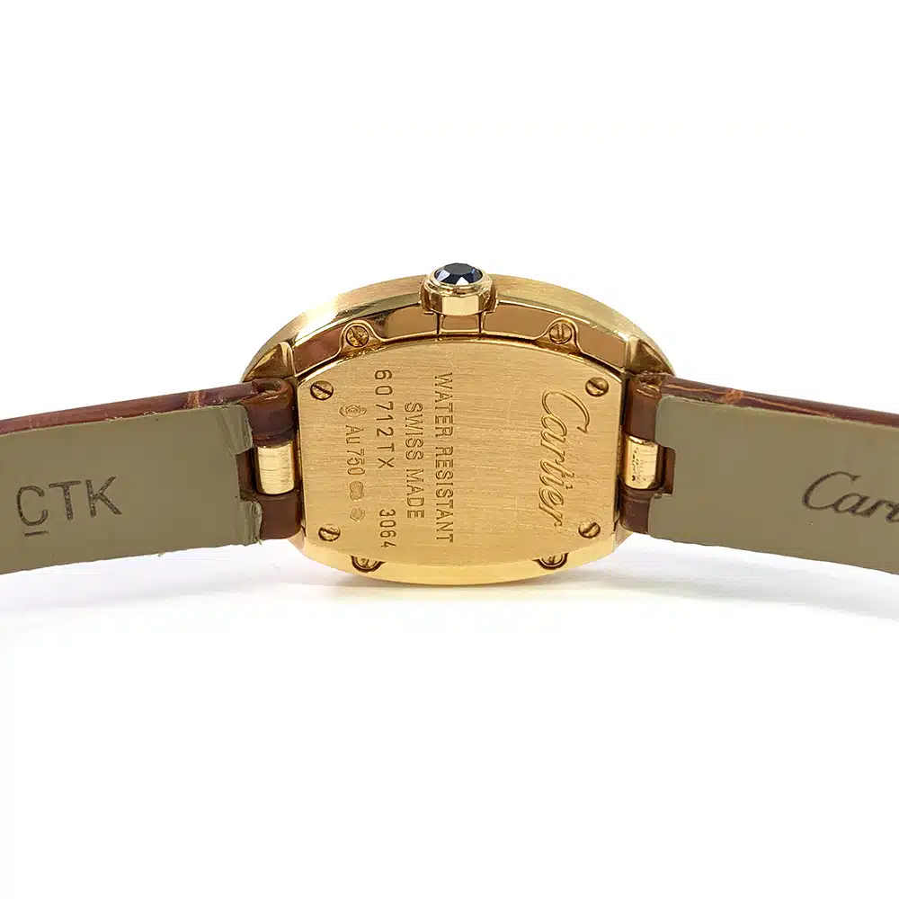 Cartier Baignoire W8000007 31mm Rose Gold with White Dial Ladies Watch – image 3