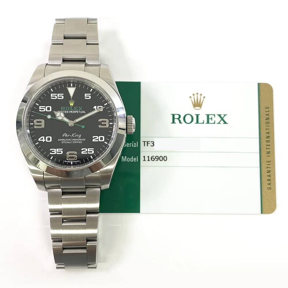 Rolex Air-King Black Arabic Dial 116900 Oyster 40mm Stainless Steel Watch  2017 – image 2