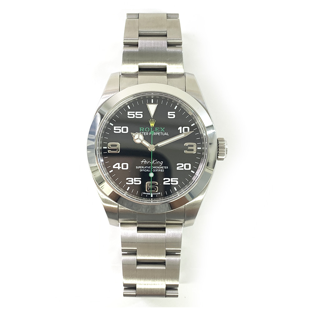 Rolex Air-King Black Arabic Dial 116900 Oyster 40mm Stainless Steel Watch 2017