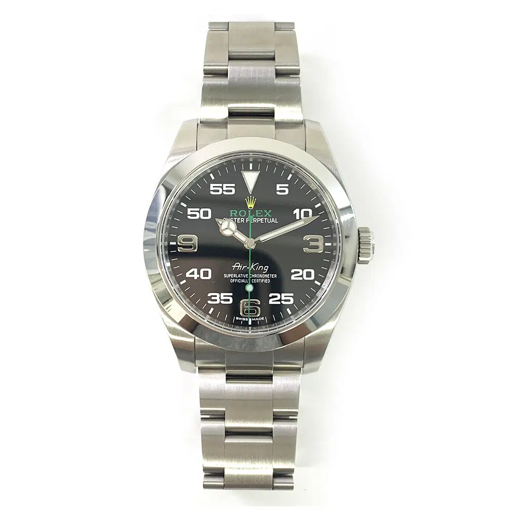 Rolex Air-King Black Arabic Dial 116900 Oyster 40mm Stainless Steel Watch  2017 – image 3