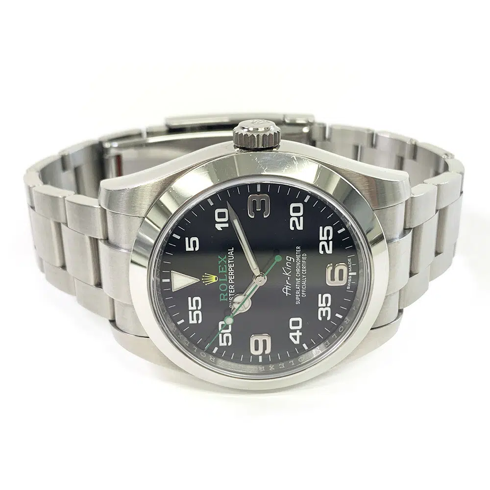 Rolex Air-King Black Arabic Dial 116900 Oyster 40mm Stainless Steel Watch  2017 – image 4