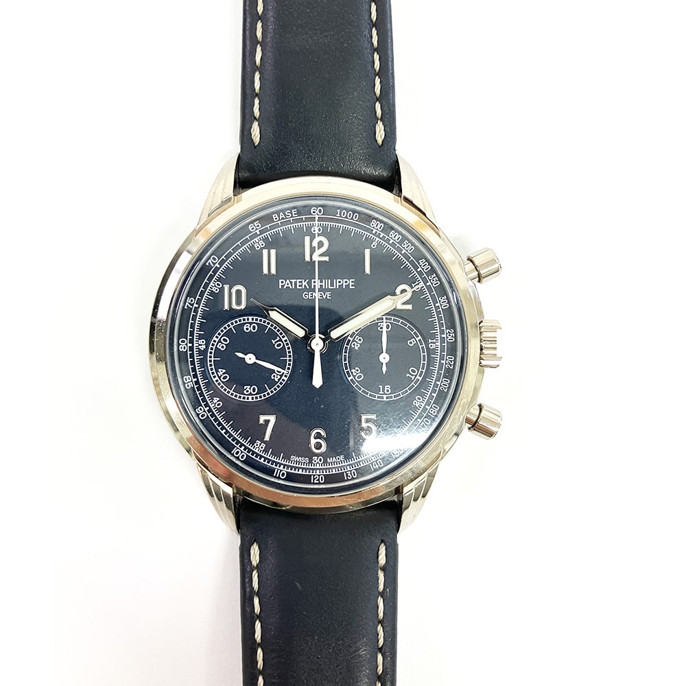 Patek Philippe 5172G-001Complications Chronograph White Gold With Blue Leather Watch Blue Dial 2021