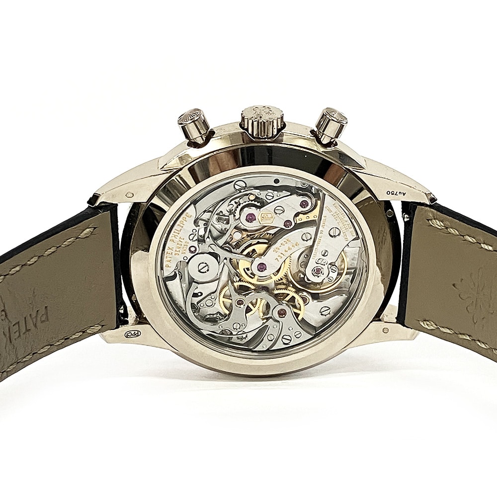 Patek Philippe 5172G-001Complications Chronograph White Gold With Blue Leather Watch Blue Dial 2021