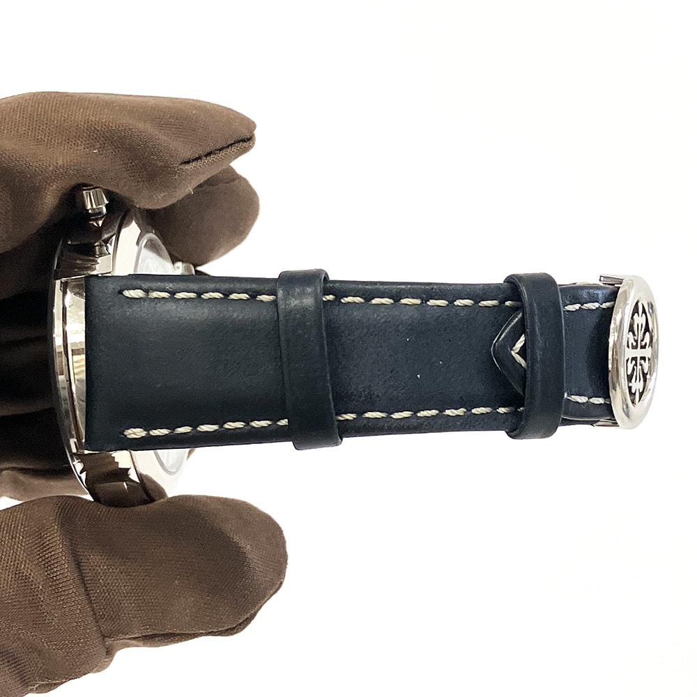 Patek Philippe 5172G-001Complications Chronograph White Gold With Blue Leather Watch Blue Dial 2021