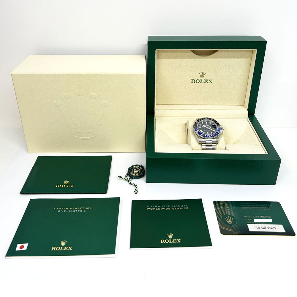 Rolex GMT-Master II 126710BLNR Stainless Steel Oyster Bracelet Black Dial MINT 2021
